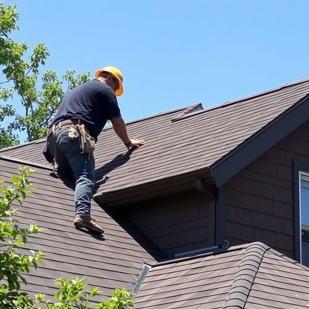 Complete roof replacement project showcasing modern installation techniques