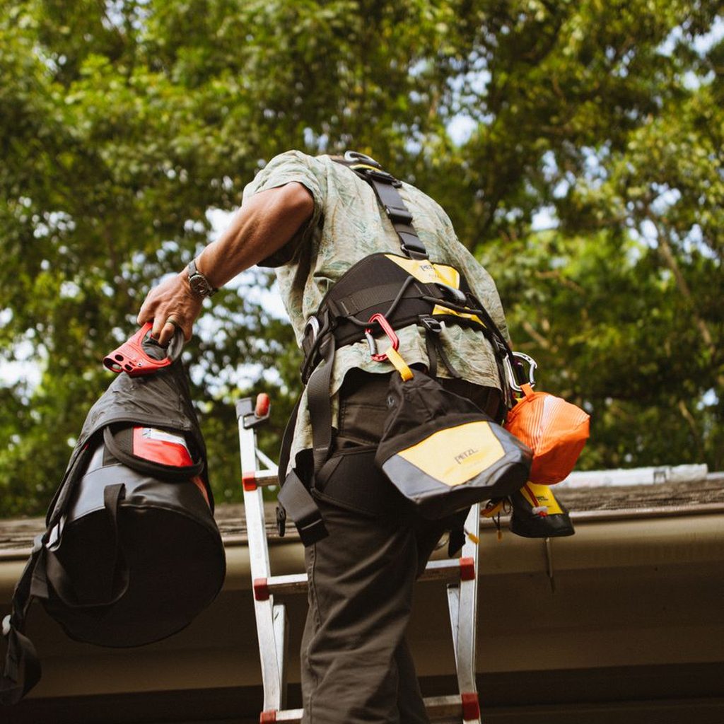 Professional roof repair work with certified techniques